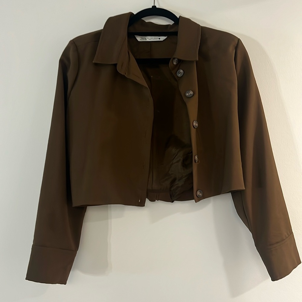 Zara brown skirt set